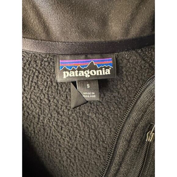 Patagonia Better Sweater 1/4 Zip Pullover Women’s Small Black Hiking Gorpcore - Picture 7 of 8